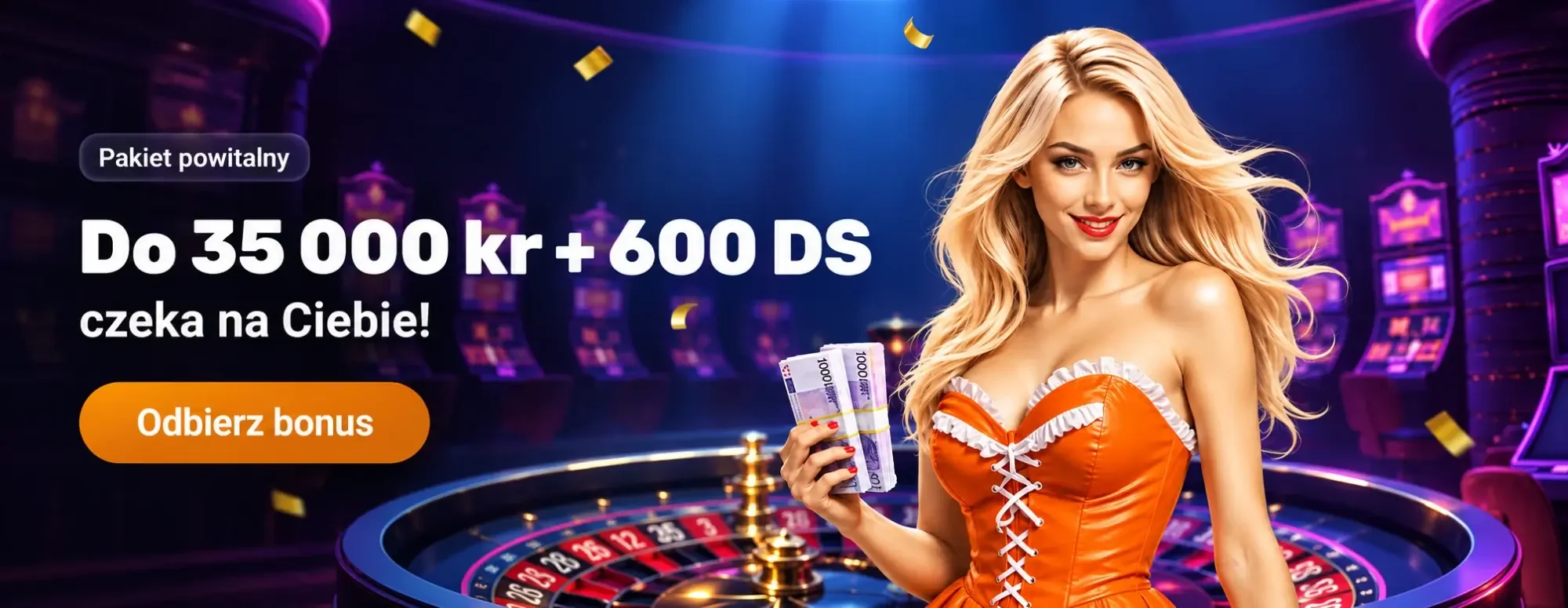 Προωθητικό banner μπόνους πρώτης κατάθεσης Vox